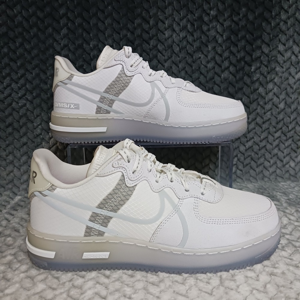 Nike Air Force 1 React QS White Ice Men's Shoes CQ8879-100 Size 7
